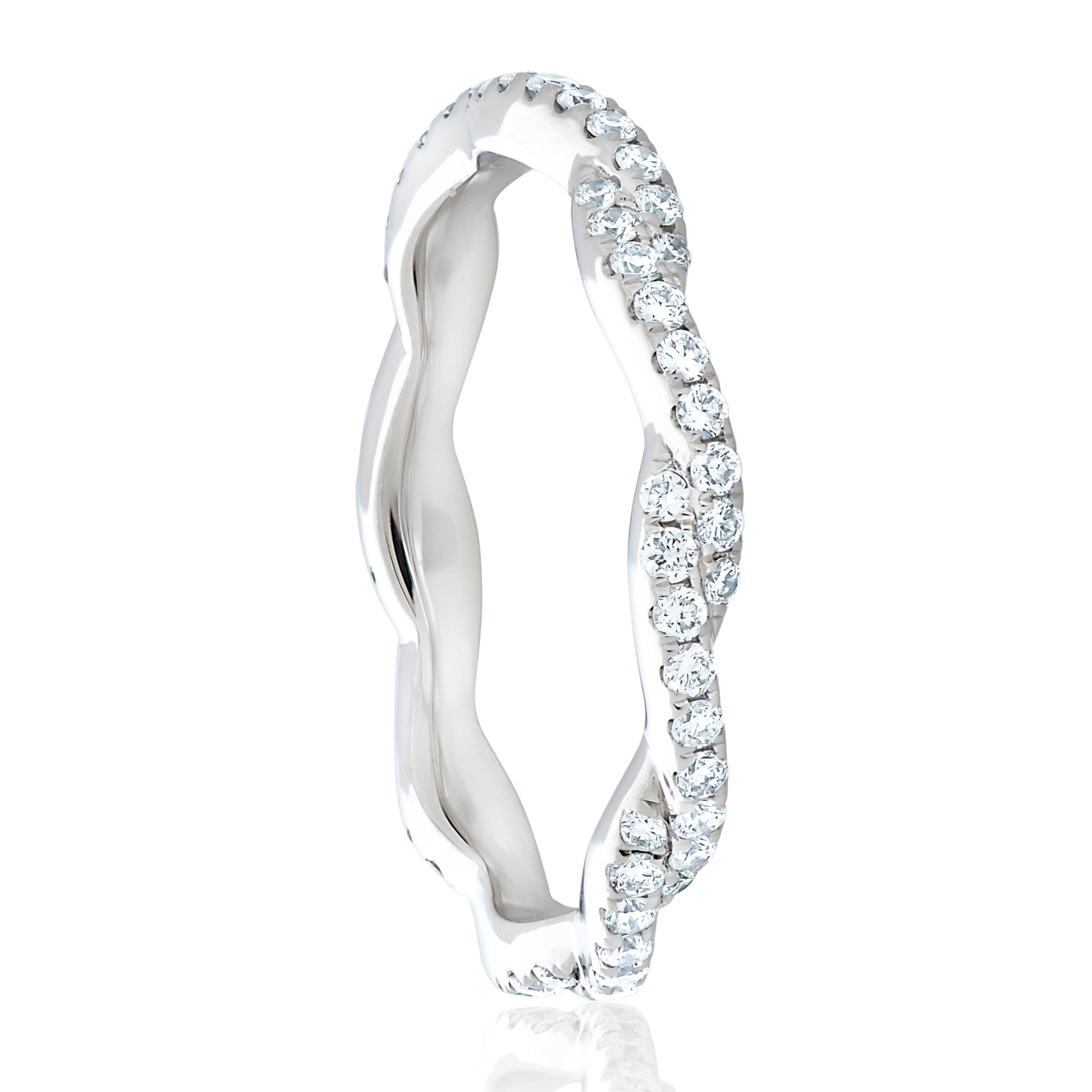 Diamond Twist Eternity Ring 2