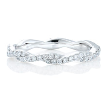 Load image into Gallery viewer, Diamond Twist Eternity Ring