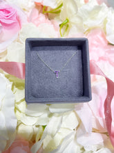 Load image into Gallery viewer, Initial Diamond Necklace - Letter T