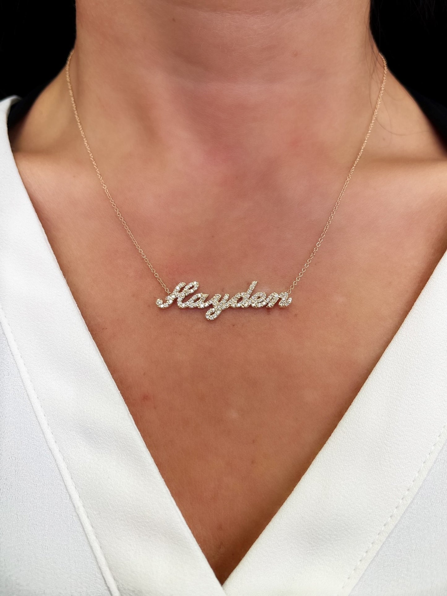 Diamond Name Necklace 4