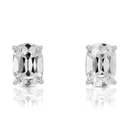 Lab Grown Antique Shape Diamond Stud Earrings