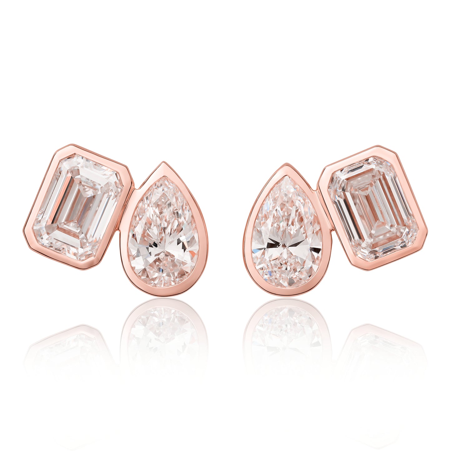 Toi Et Moi Lab Diamond Stud Earrings