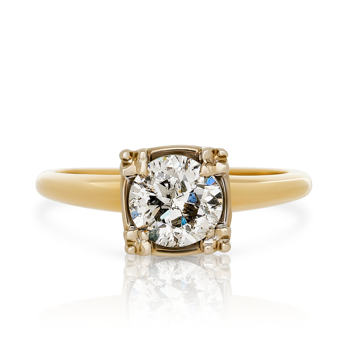 Old European Cut Diamond Ring
