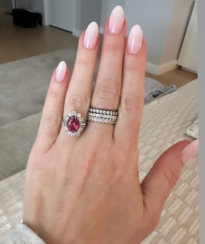 In Bloom Tourmaline and Diamond Ring