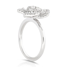 Load image into Gallery viewer, Diamond Heart and Clover Ring - Two