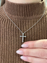 Load image into Gallery viewer, Diamond Cross Necklace