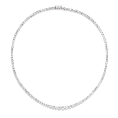 Dainty 3 Diamond Riviera Necklace