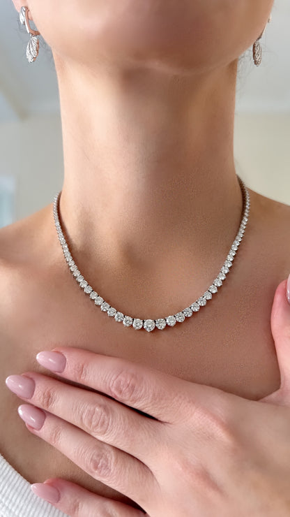 Lab Grown Diamond Riviera Necklace
