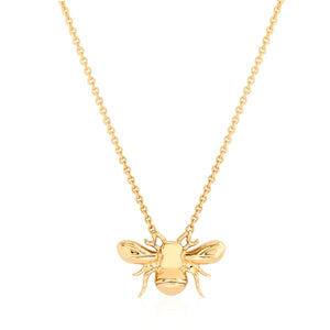 All Gold Bumble Bee Pendant