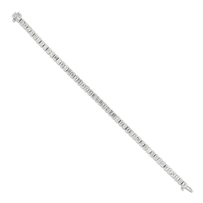 Lab Diamond Emerald Cut Tennis Bracelet