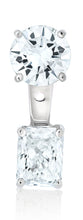 Load image into Gallery viewer, Round and Radiant Cut Diamond Ear Jacket