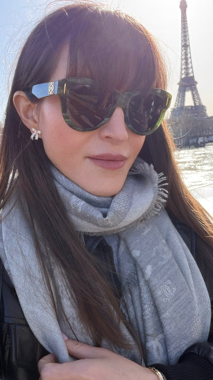 Diamond Luxe Bow Earrings