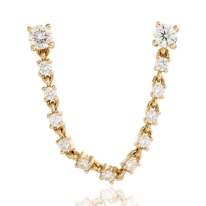The Nikki Diamond Ear Chain