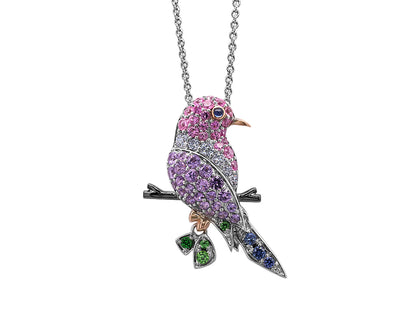 Multi Colored Red Factor Canary Pendant