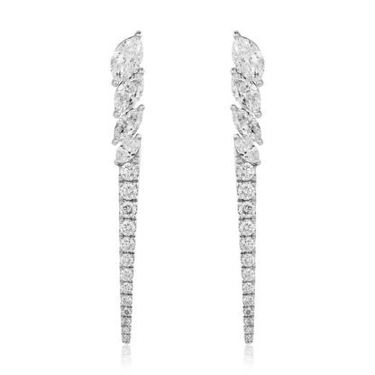 Diamond Dagger Earrings