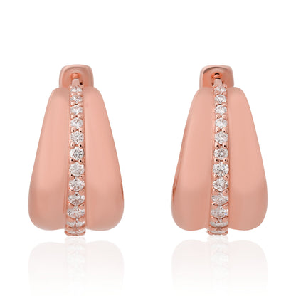 Graduated Huggie Hoop Earrings