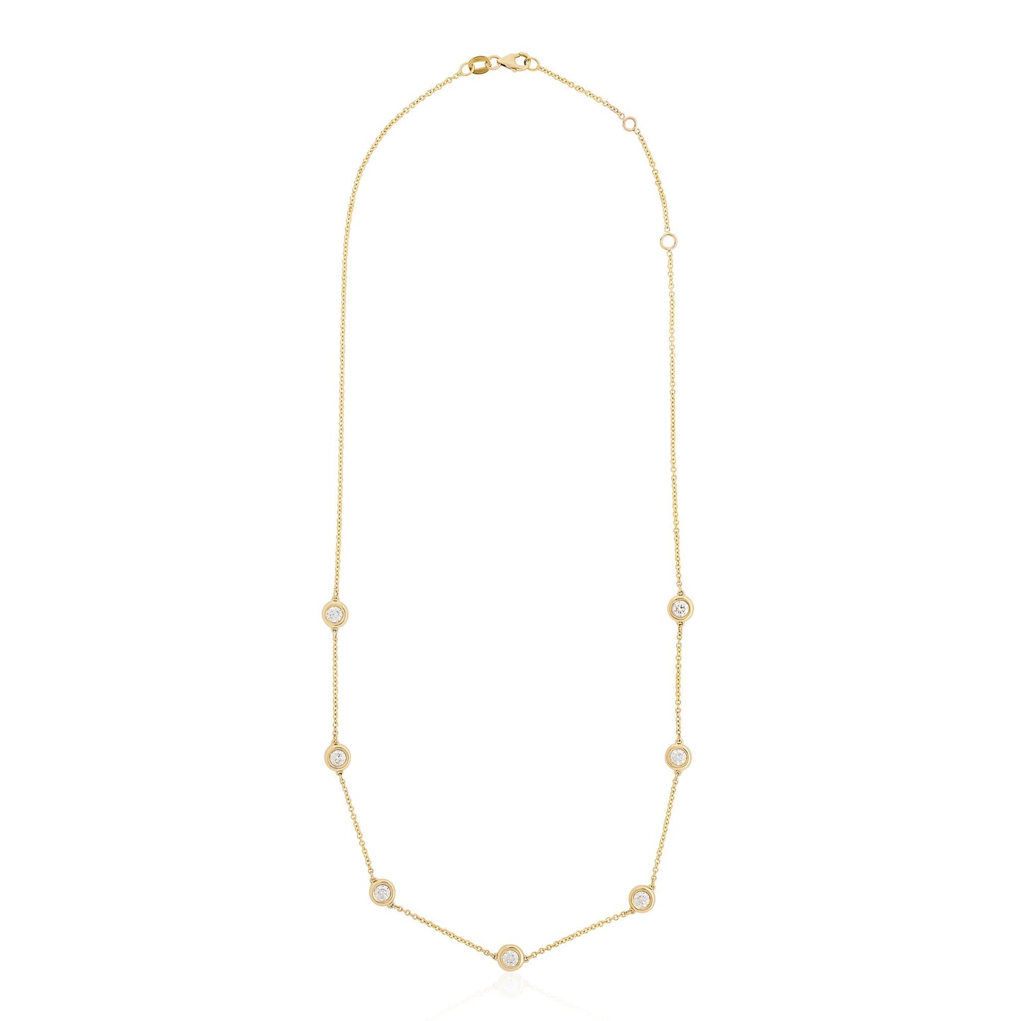 Diamond By The Yard Necklace