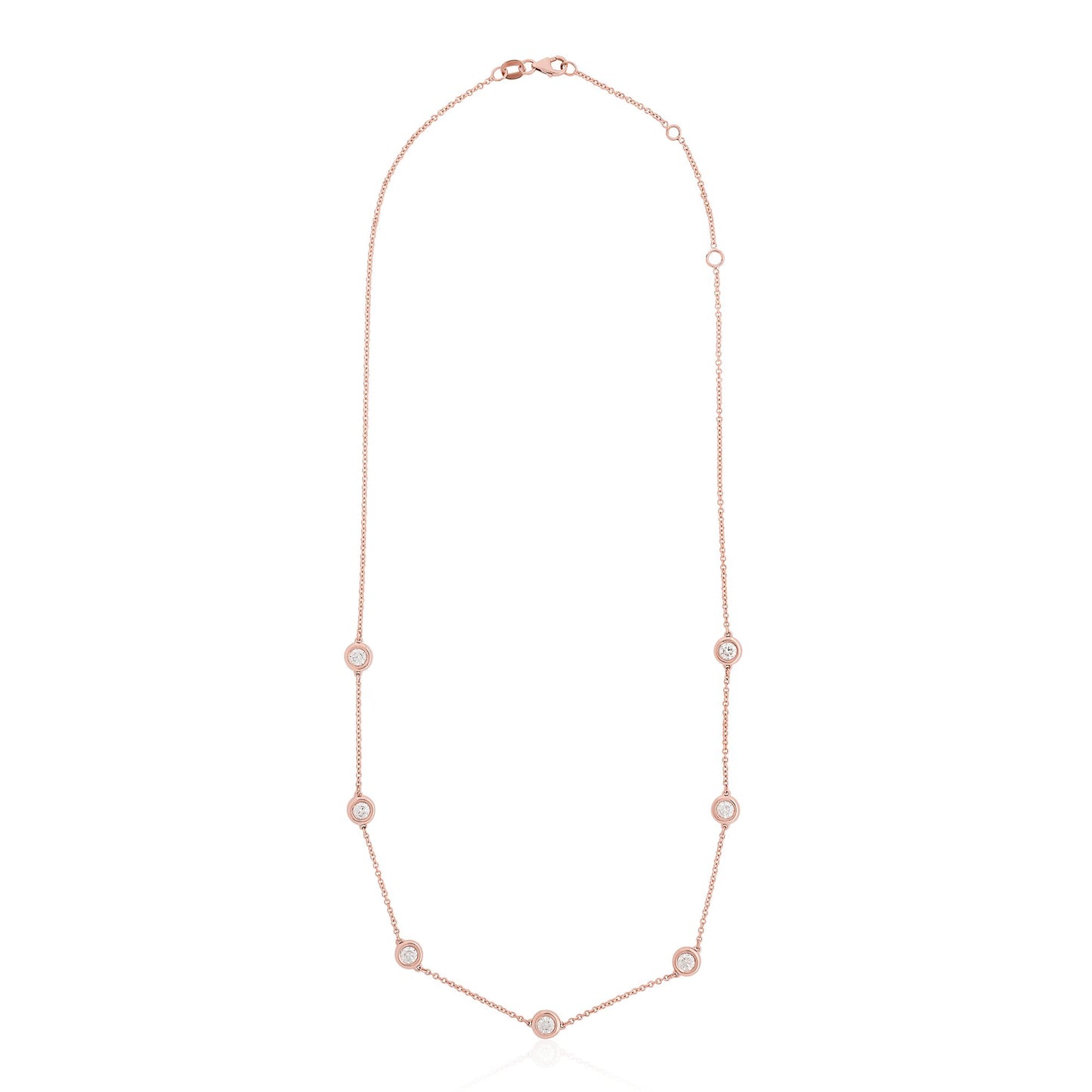 Diamond By The Yard Necklace