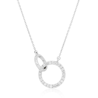 Diamond Forever Circle Necklace