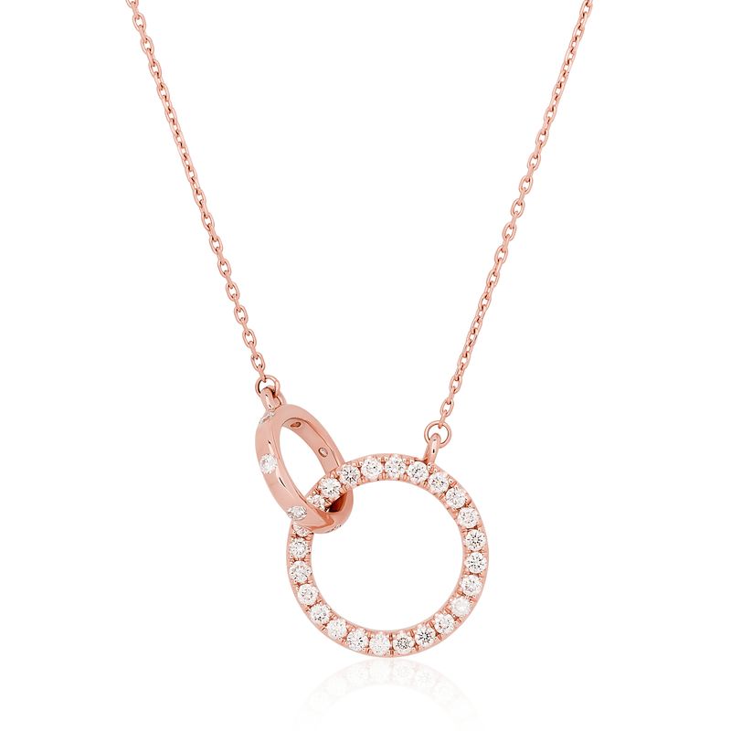 Diamond Forever Circle Necklace