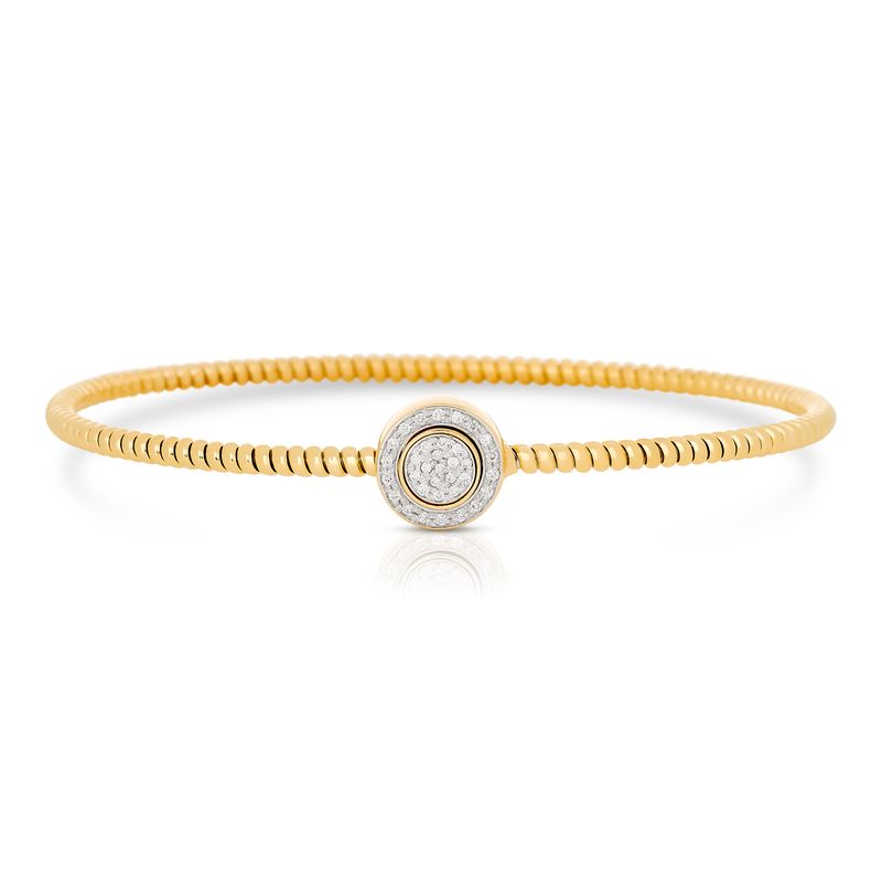 Tubogas Diamond Circle Bangle