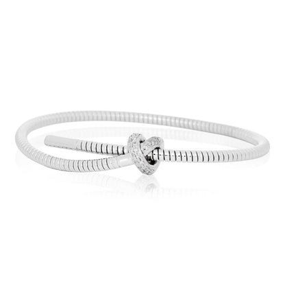 Tubogas Knot Diamond Bangle