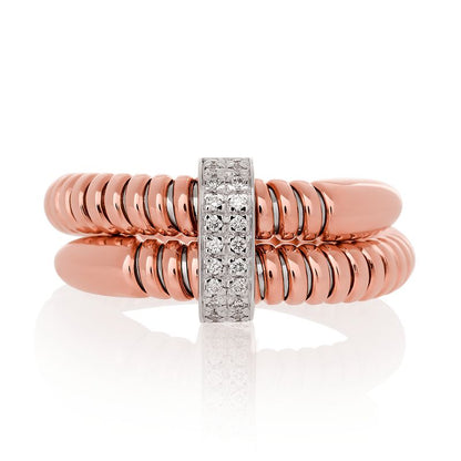 Tubogas Adjustable Diamond Ring