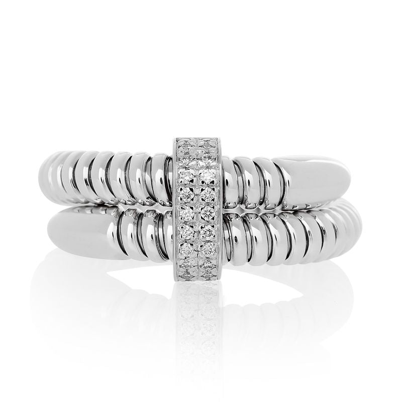 Tubogas Adjustable Diamond Ring