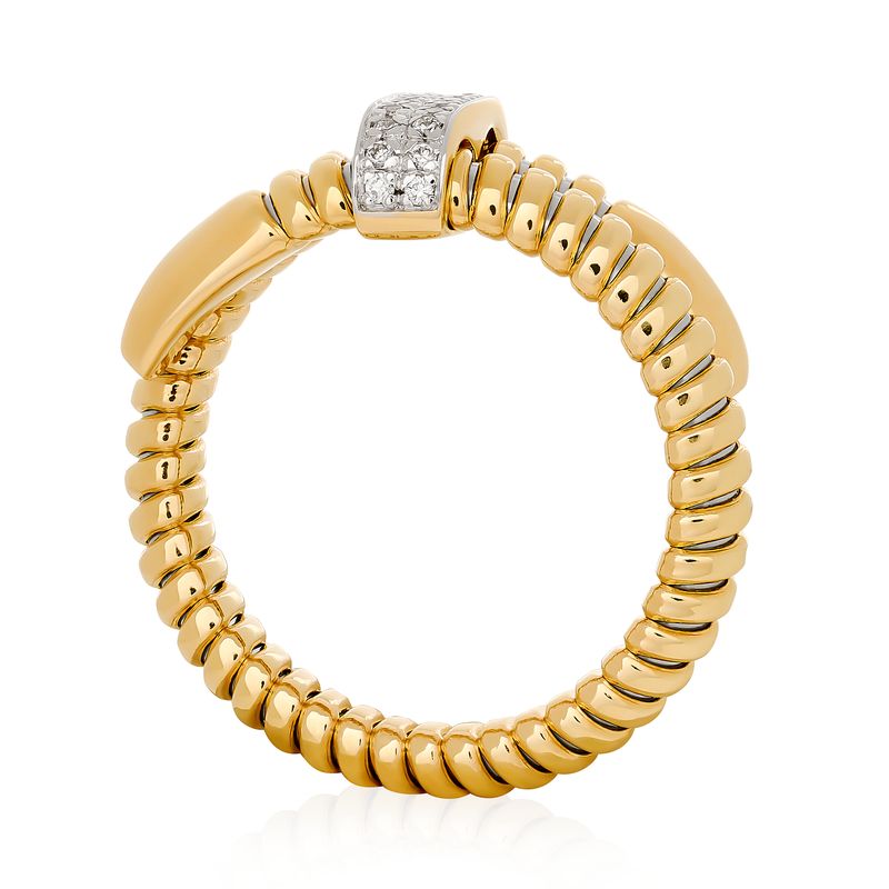 Tubogas Adjustable Diamond Ring