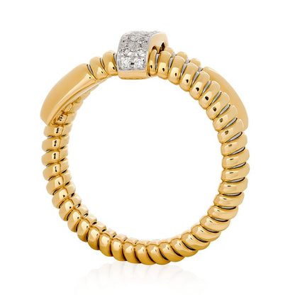 Tubogas Adjustable Diamond Ring