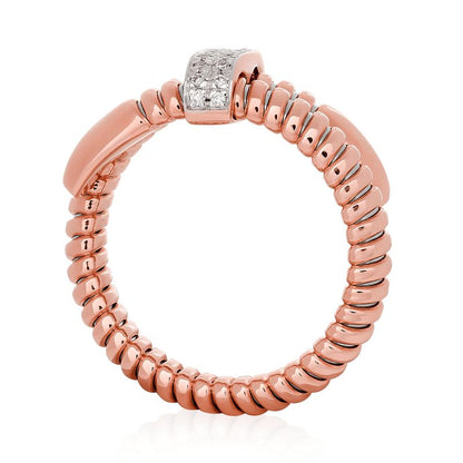 Tubogas Adjustable Diamond Ring