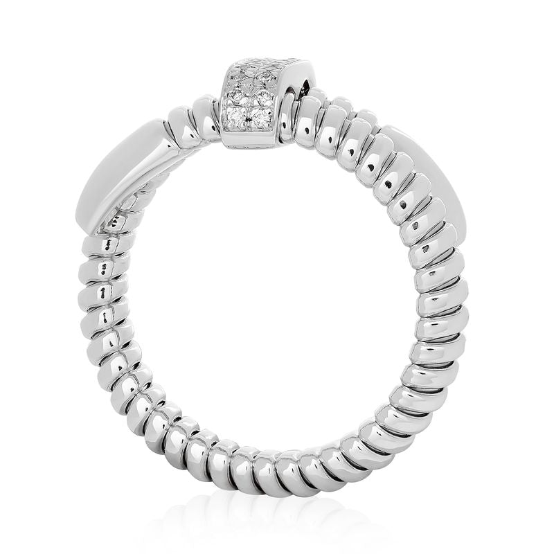 Tubogas Adjustable Diamond Ring