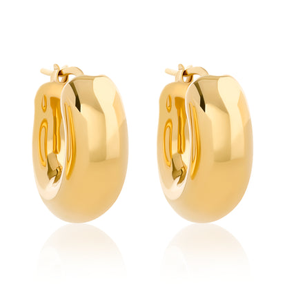 Chunky Gold Hoops