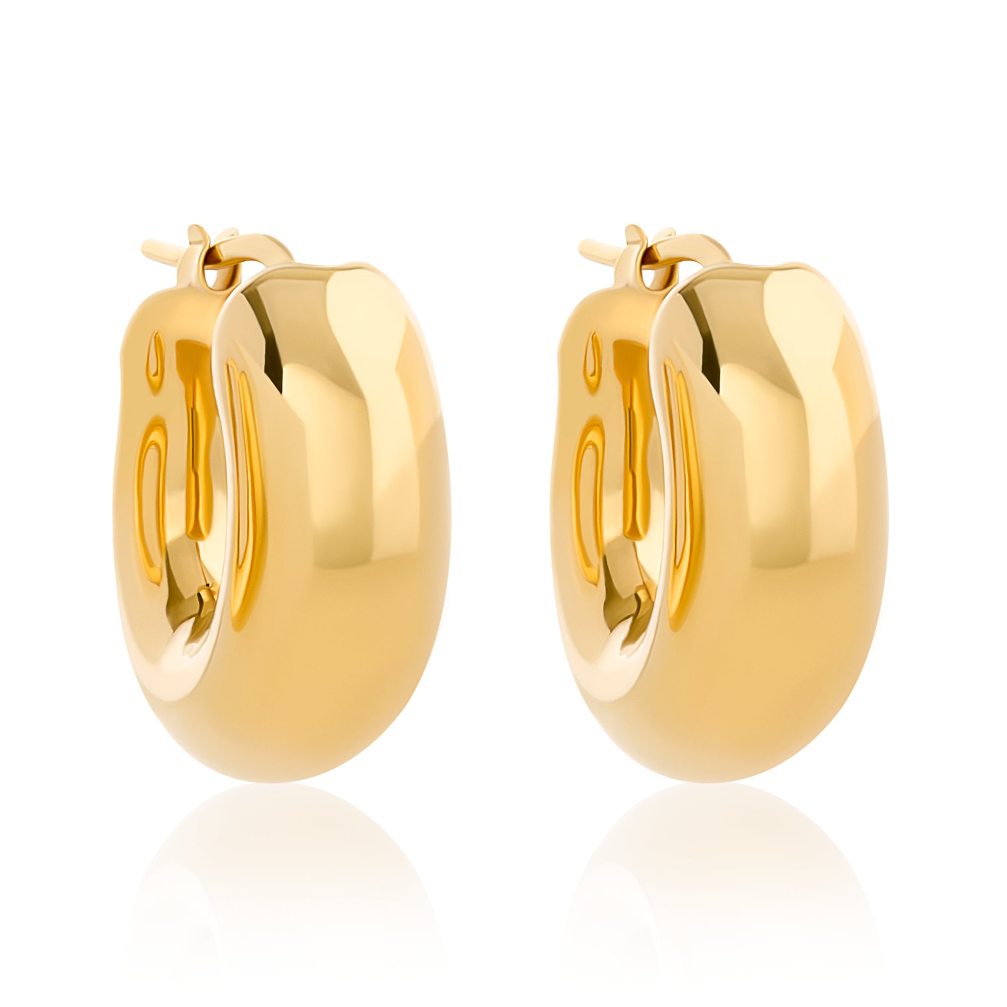 Chunky Gold Hoops – Nicole Rose Fine Jewelry