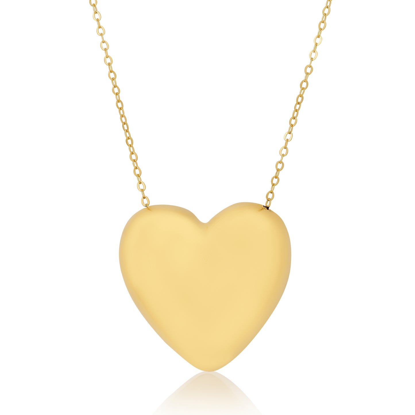 Puffed Heart Pendant