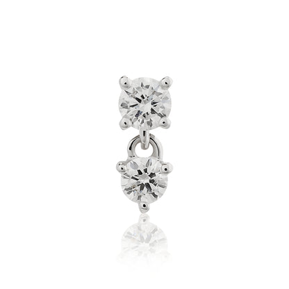 Flat Back Stud Earring