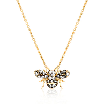Diamond Bumble Bee Pendant