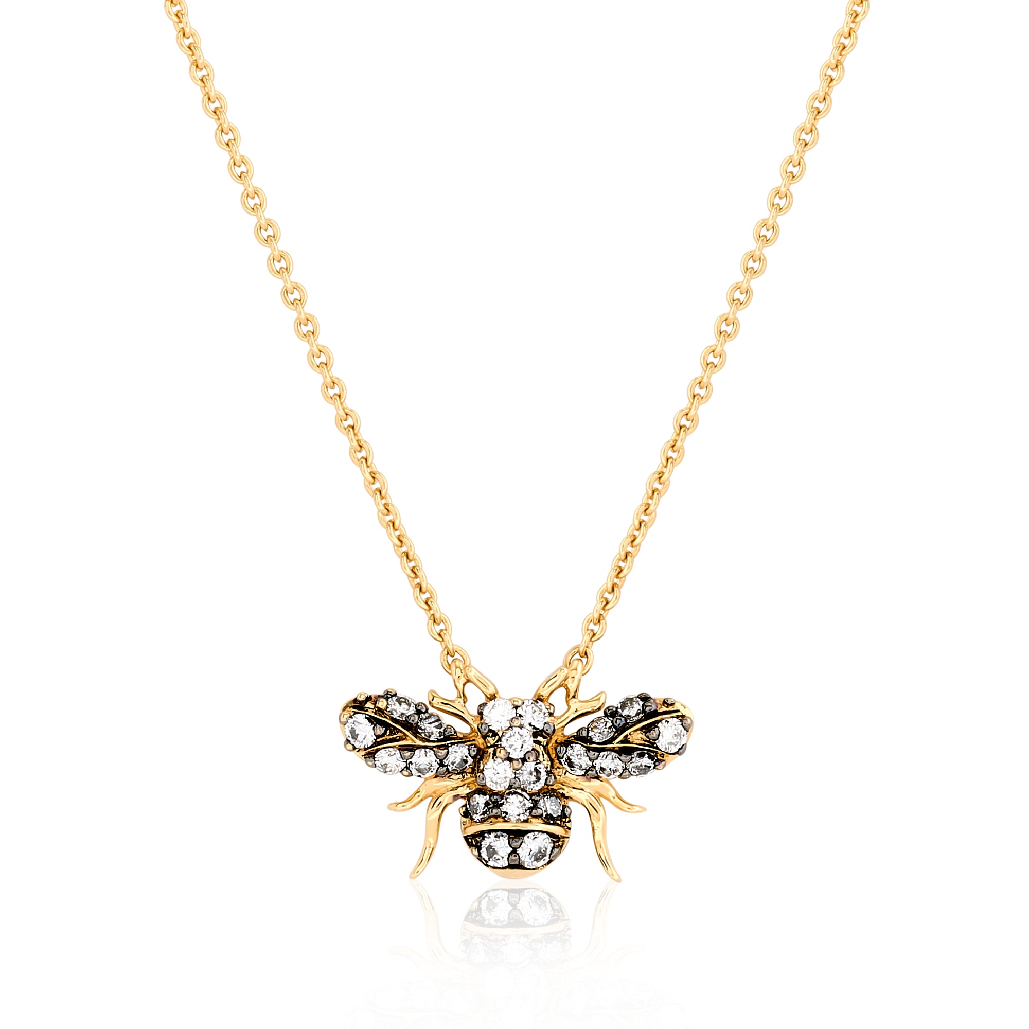 Diamond bumble deals bee pendant