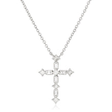 Load image into Gallery viewer, Diamond Cross Necklace