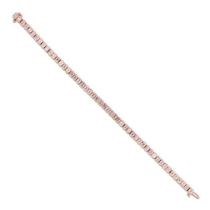 Lab Diamond Emerald Cut Tennis Bracelet