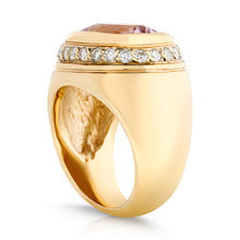 Load image into Gallery viewer, Kunzite and Diamond Ring