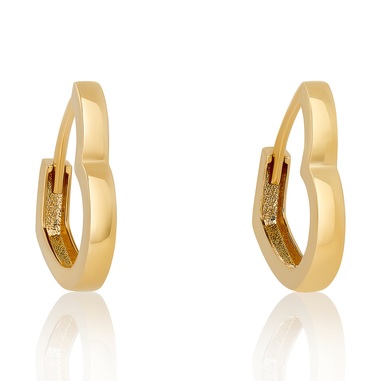 Mini Heart Hoop Earrings