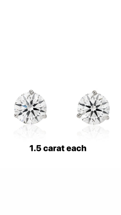 Lab Grown Diamond Studs-IGI Certified