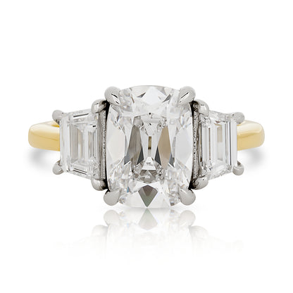 Three Stone Lab Diamond Ring