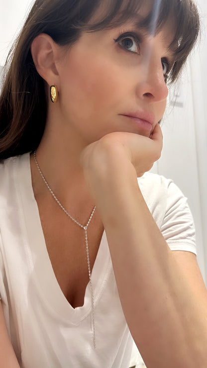 Chunky Gold Hoops - Two