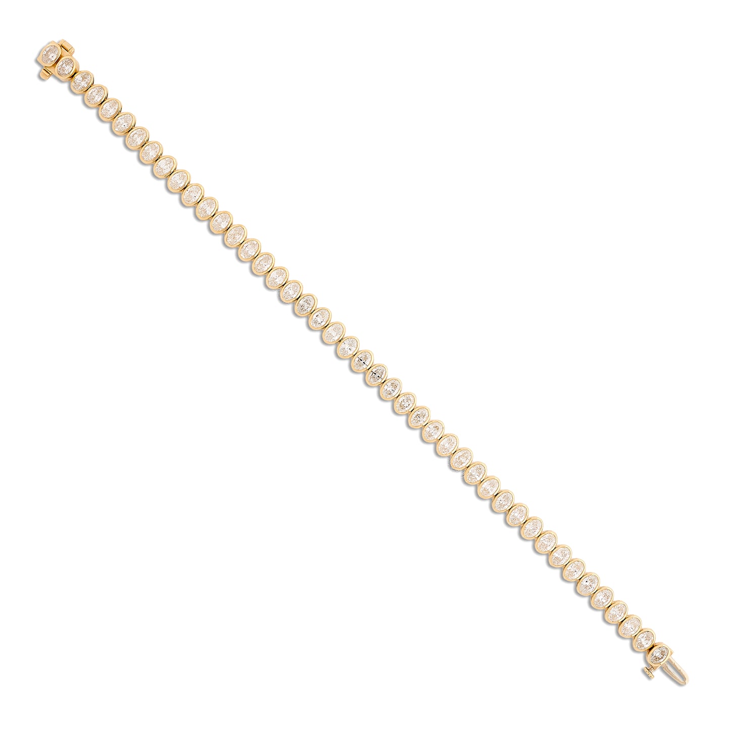 Lab Diamond Bezel Tennis Bracelet