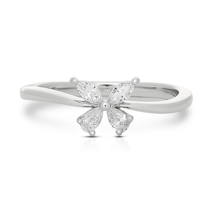 Diamond Darling Butterfly Ring