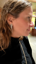 Load image into Gallery viewer, 5 Strand Graduated Diamond Dangle Earrings