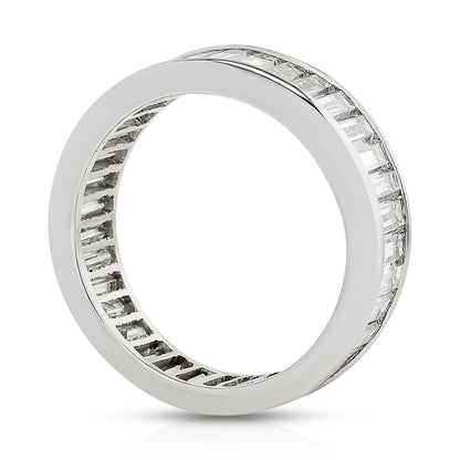 Estate Channel Set Baguette Diamond Band