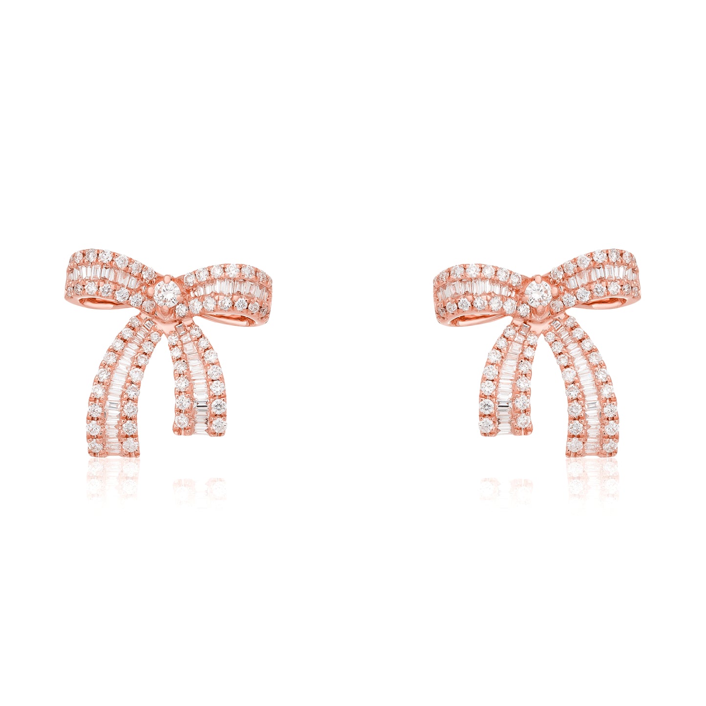 Diamond Luxe Bow Earrings